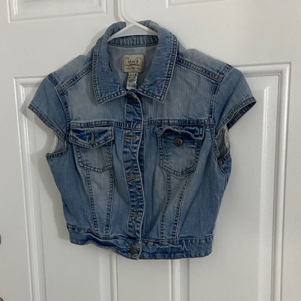 Mango Denim short Jacket